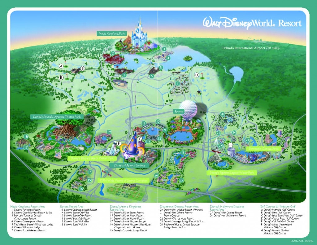 Disney World Resort Map Tpe Community Conference Tpe Walt