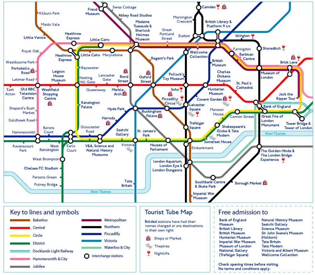 101 Things To Do In London In 2019 | England | London Tube Map - Central London Tube Map Printable