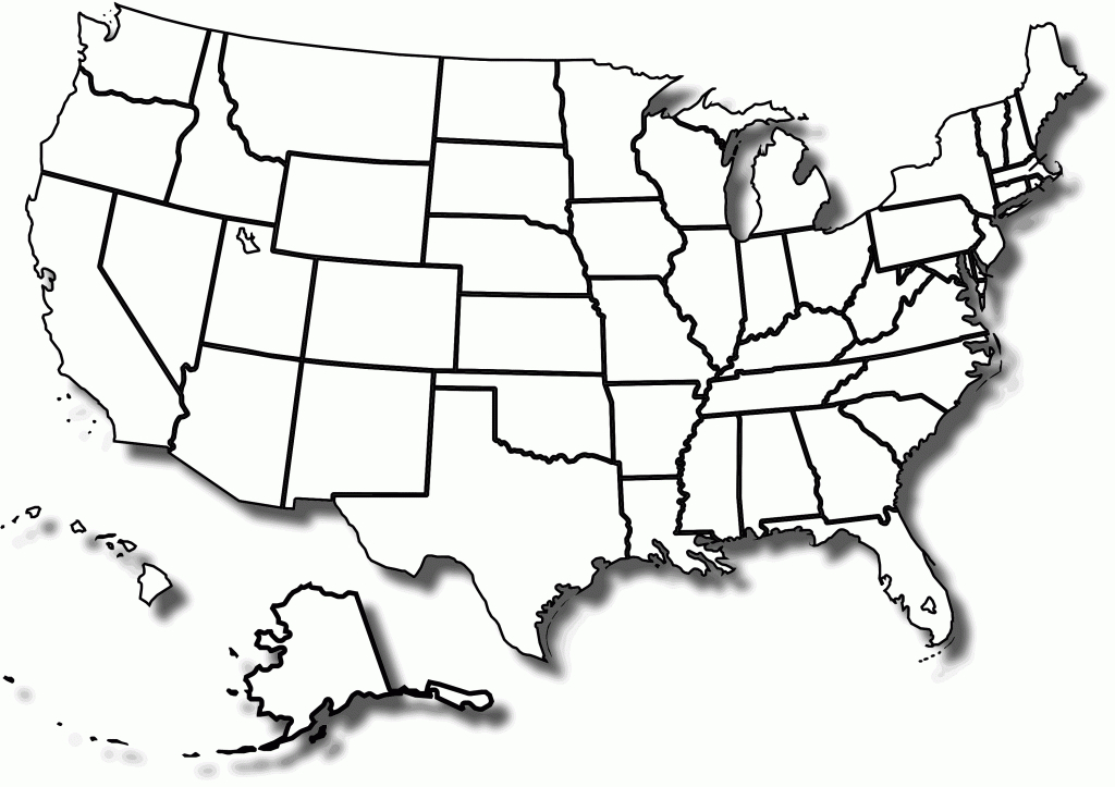 1094 Views | Social Studies K-3 | State Map, Map Outline, Blank - Blank Us State Map Printable