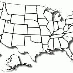 1094 Views | Social Studies K 3 | State Map, Map Outline, Blank   Printable Blank Map Of The United States