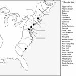 13 Colonies Map Quiz Coloring Page | Free Printable Coloring Pages   Map Of The Thirteen Colonies Printable