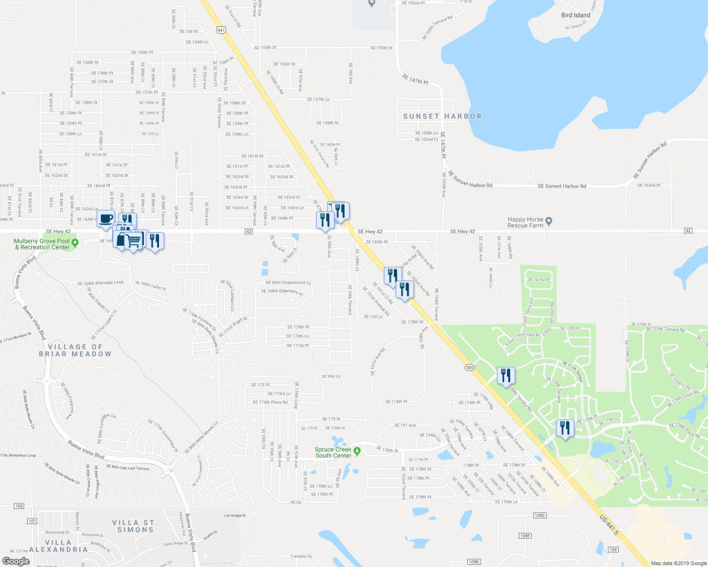 16760 Southeast 100Th Court, Summerfield Fl - Walk Score - Summerfield Florida Map