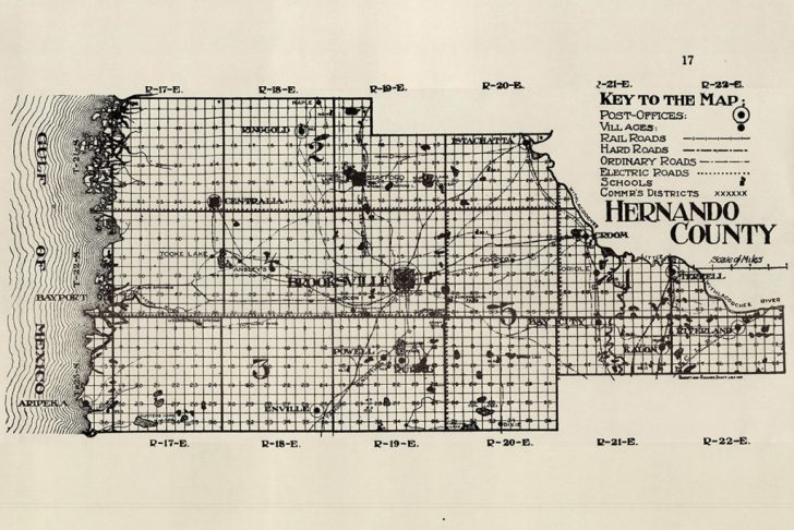 Map Of Hernando County Florida