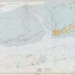 1940 Nautical Map Of Key West Harbor Florida   Water Depth Map Florida