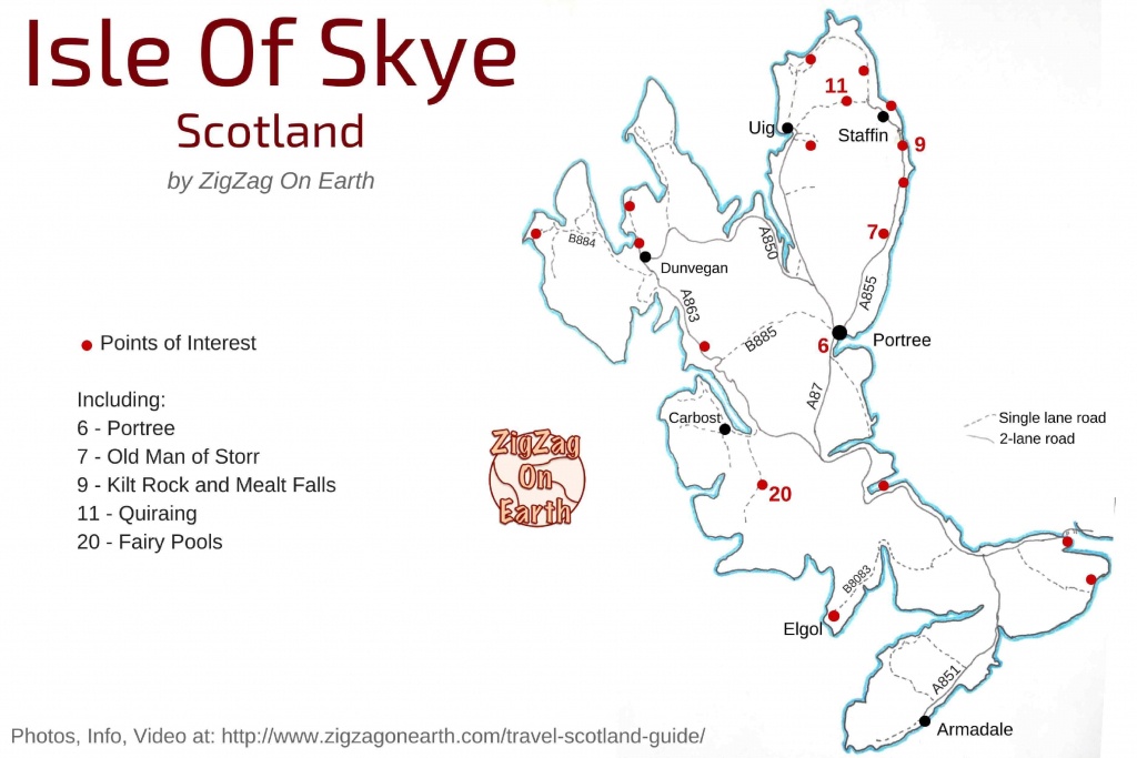 20 Things To Do In Skye Island Scotland (2019 Guide + Map + Photos) - Printable Map Skye