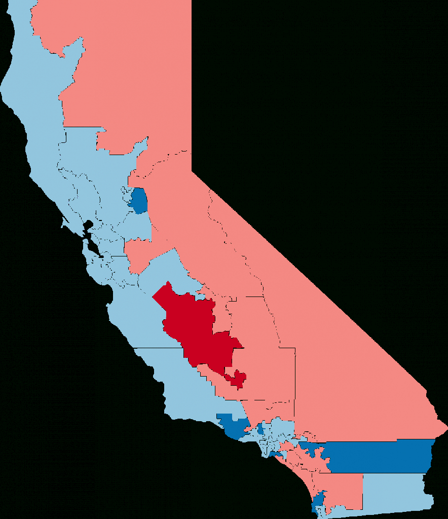 2012 United States House Of Representatives Elections In California - California 25Th District Map