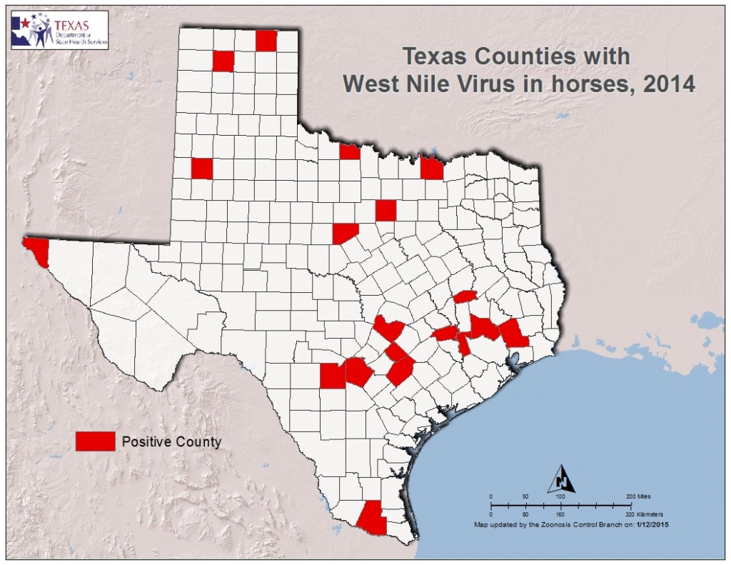 2014 Texas West Nile Virus Maps - Zika Virus Texas Map