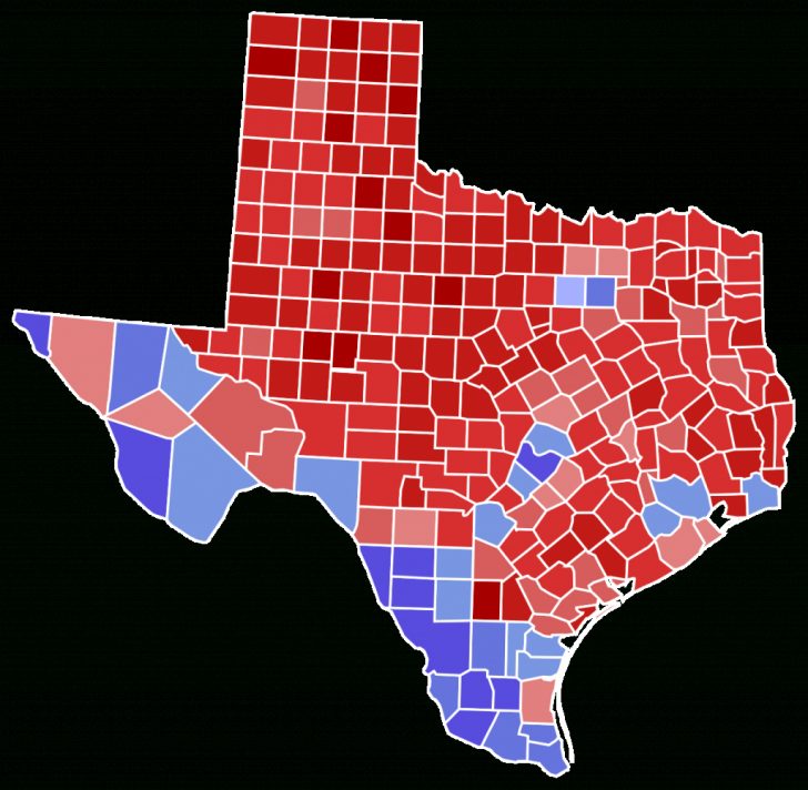 Map Beto For Texas