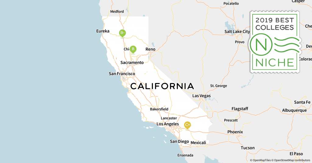 2019 Best Colleges In California - Niche - Best California Map