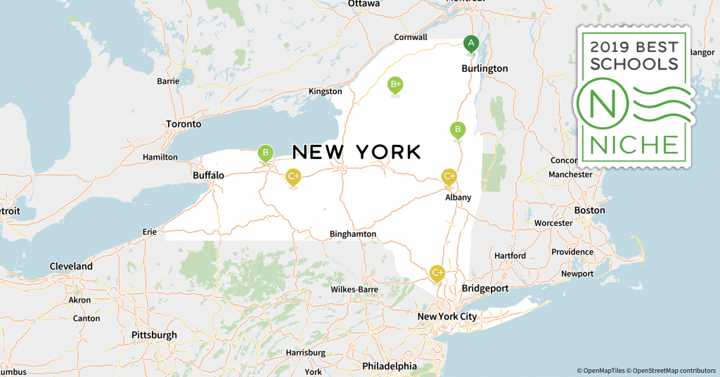 2019 Best School Districts In New York - Niche - California School District Rankings Map