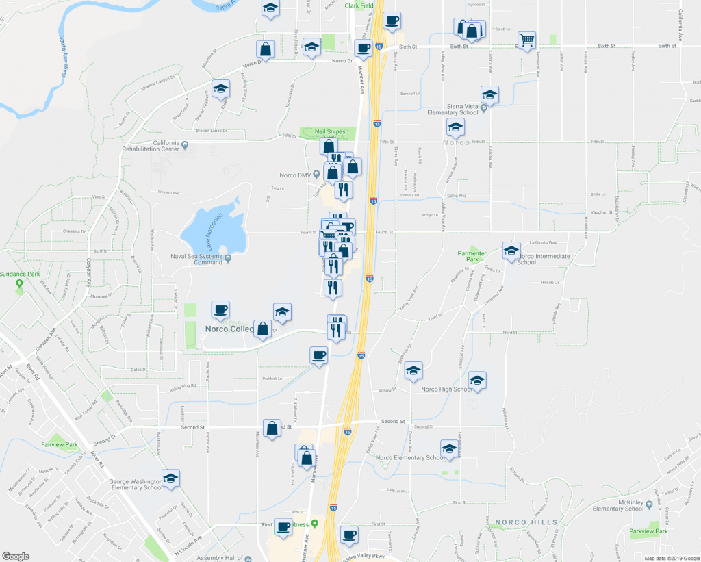 2655 Hamner Avenue, Norco Ca - Walk Score - Norco California Map