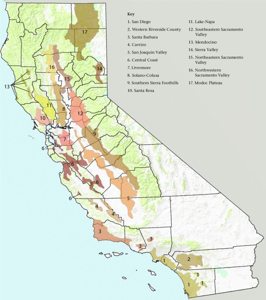 3 Distribution Of Vernal Pool Wetlands In California. Map: Todd - Wolves In California Map