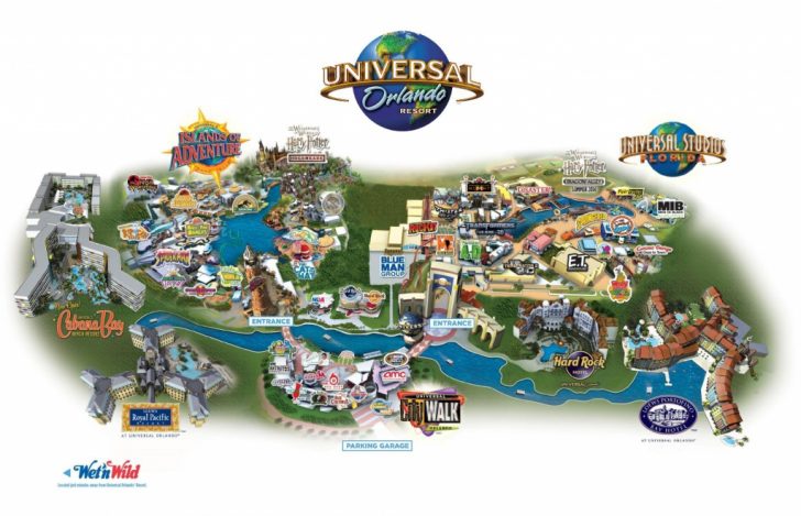 Map Of Universal Studios Florida Hotels