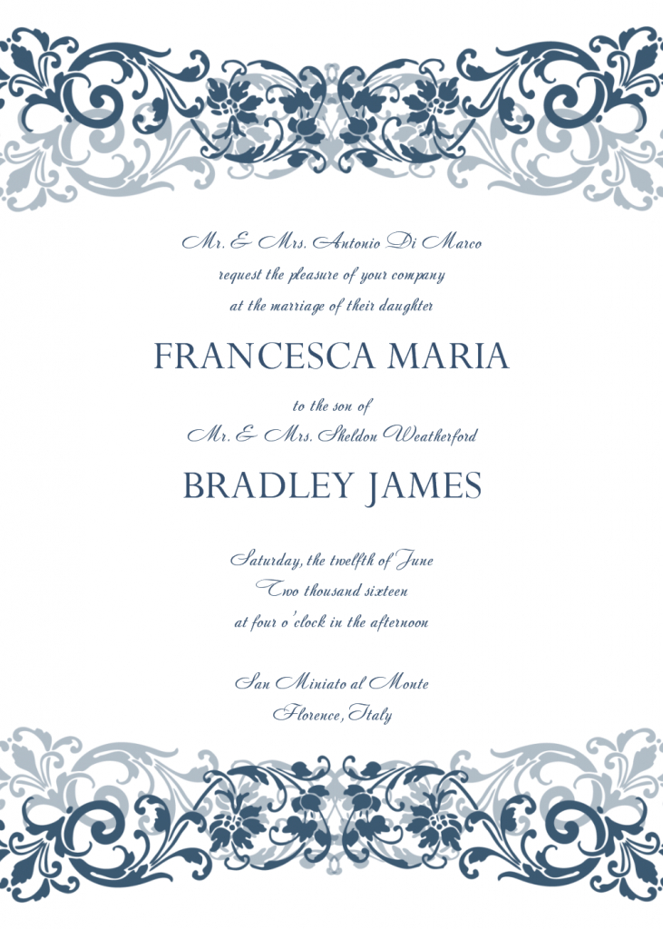 30+ Free Wedding Invitations Templates | 9.8.17 | Free Wedding - Printable Maps For Wedding Invitations Free