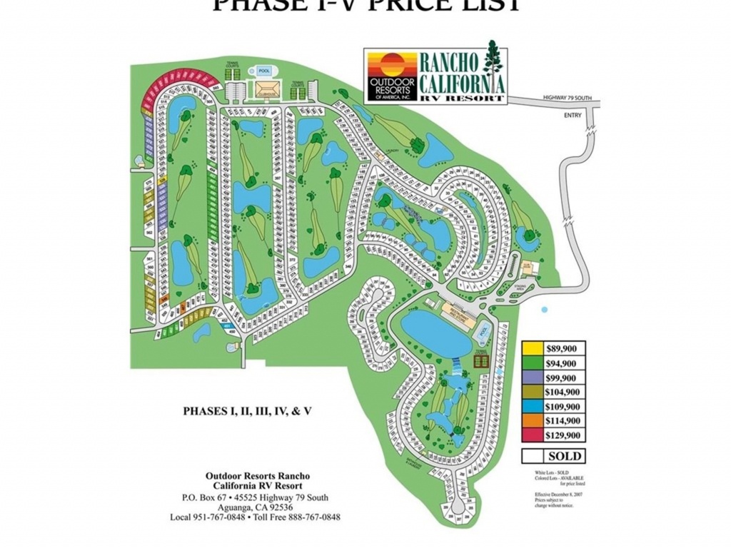 45525 Hwy 79 Lot 181, Aguanga, Ca 92536 | Mls# Sw18119640 | Purplebricks - Rancho California Rv Resort Site Map