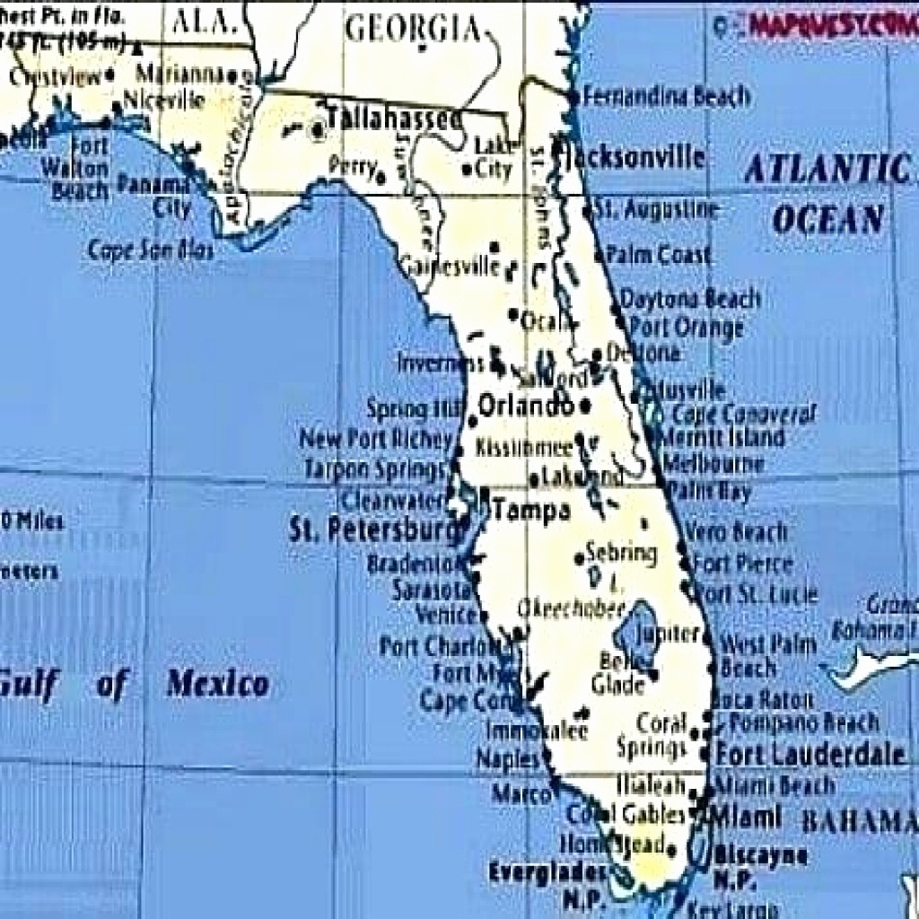50 Luxury Florida Gulf Coast Beaches Map | Waterpuppettours - Map Of Florida Beaches Gulf Side