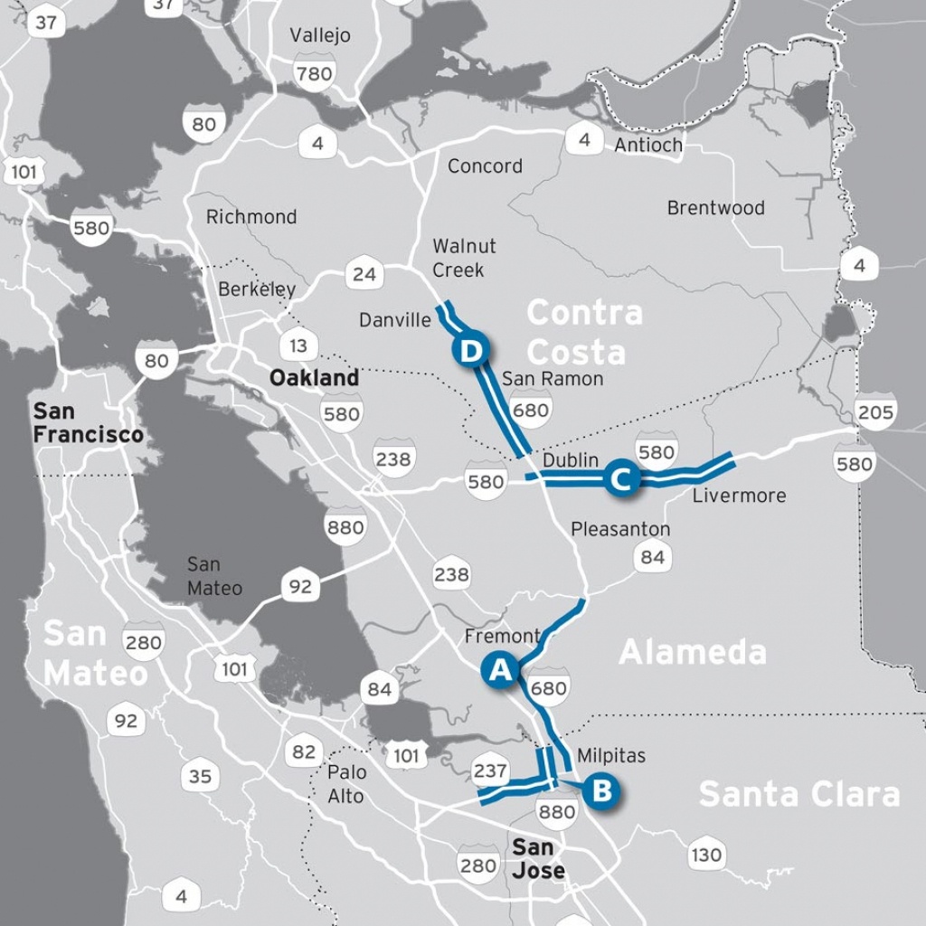 511 Sf Bay - Driving - Bay Area Express Lanes - California 511 Map