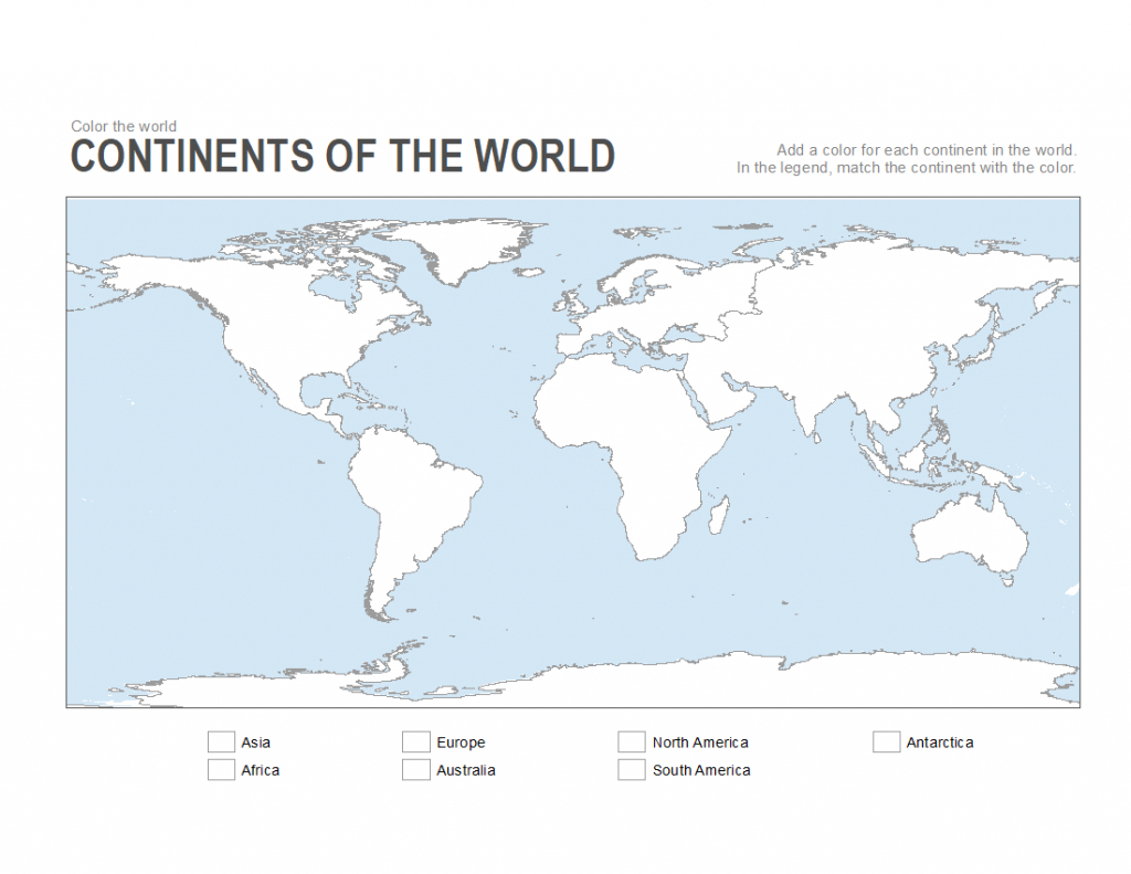 7 Printable Blank Maps For Coloring Activities In Your Geography - Blank Map Of Asia Printable