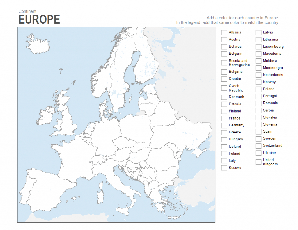 7 Printable Blank Maps For Coloring Activities In Your Geography - Printable Blank Maps