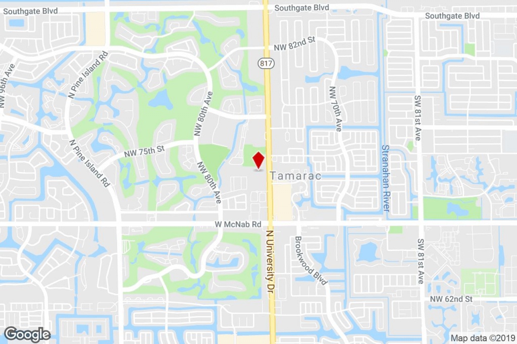 7401 N University Dr, Tamarac, Fl, 33321 - Medical Property For - Tamarac Florida Map