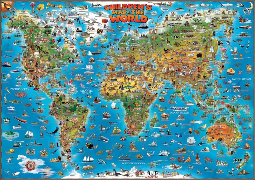 81V0Puzjufl Children S Map Of The World 3 - World Wide Maps - Children&amp;amp;#039;s Map Of The World Printable