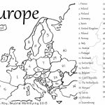 A European Learning Adventure | Printables/downloads | European Map   Map Of Europe For Kids Printable