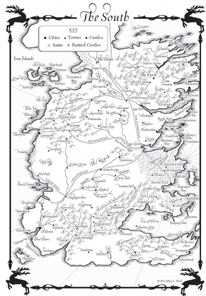 A Game Of Thrones – Maps - Random House Books - Game Of Thrones Printable Map