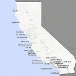 A Guide To California's Coast   California Vacation Map