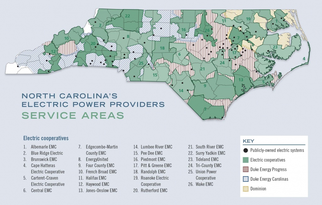 electric power utility map