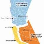 A Look At How Splitting California Into Three Separate States Might   New California Map 3 States