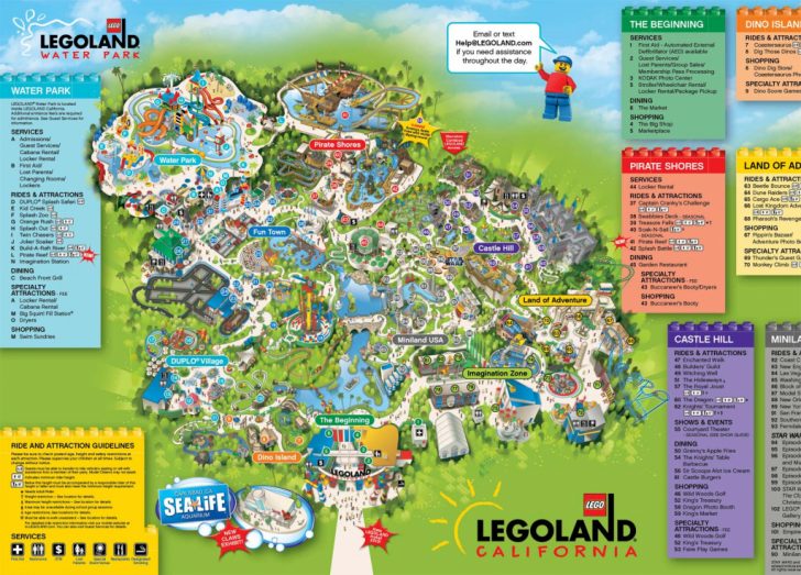 Southern California Amusement Parks Map