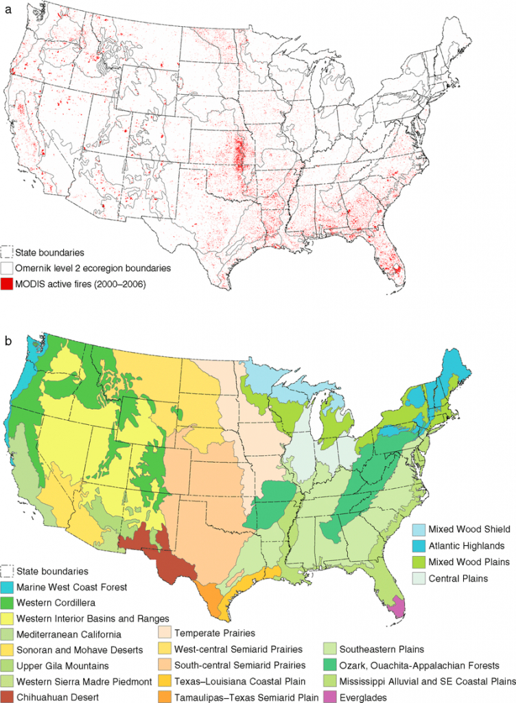 A) Modis Active Fires From Both The Terra And Aqua Sensors - Texas Active Fire Map