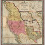 A New Map Of Texas Oregon And California With The Regions Adjoining   Oregon California Map