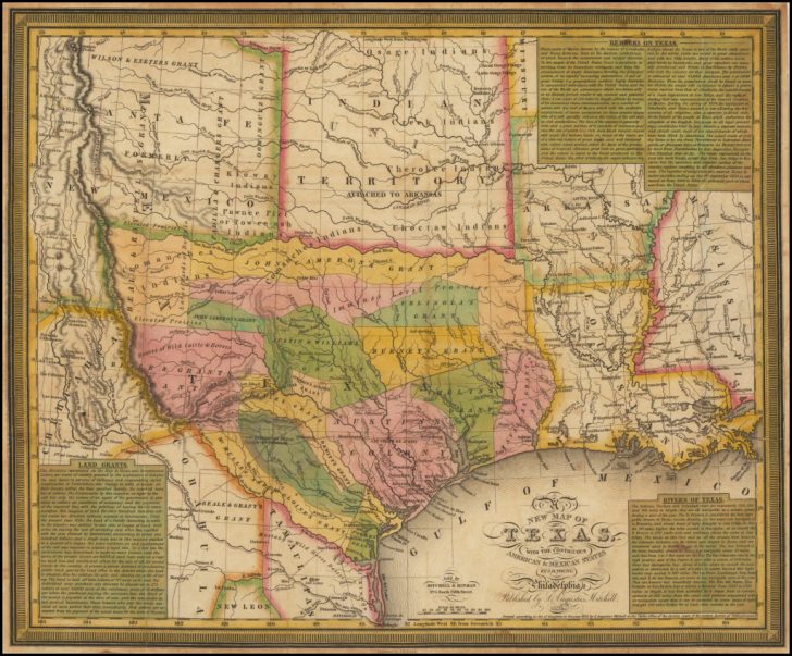 Antique Texas Maps For Sale
