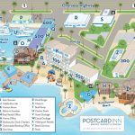 A Property Map Of The Postcard Inn Holiday Isle Resort & Marina That   Map Of Florida Beach Resorts