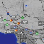 Abc7 Eyewitness News On Twitter: "maps: A Look At Each Southern   Fires In Southern California Today Map