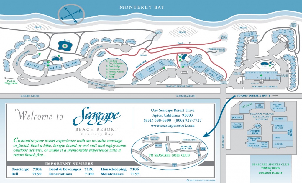 About Seascape | Resort Map - Seascape Resort Destin Florida Map