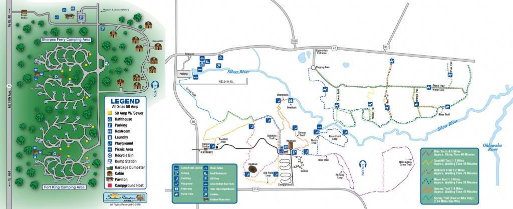 About Silver Springs State Park-Florida&amp;#039;s First Attraction, World - Florida Hot Springs Map