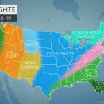 Accuweather's Us Winter Forecast For 2018 2019 Season   Weather Heat Map California