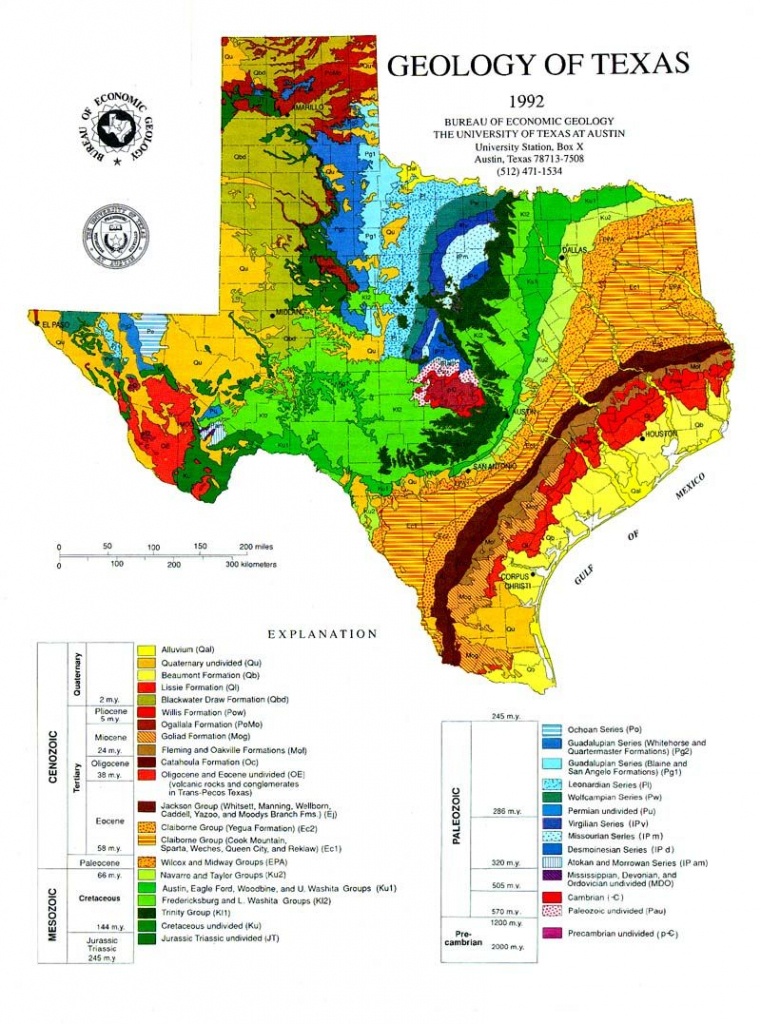 Texas Geological Survey Maps | Free Printable Maps