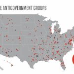 Active Patriot Groups In The Us In 2016 | Southern Poverty Law Center   Map Of Hate Groups In Texas
