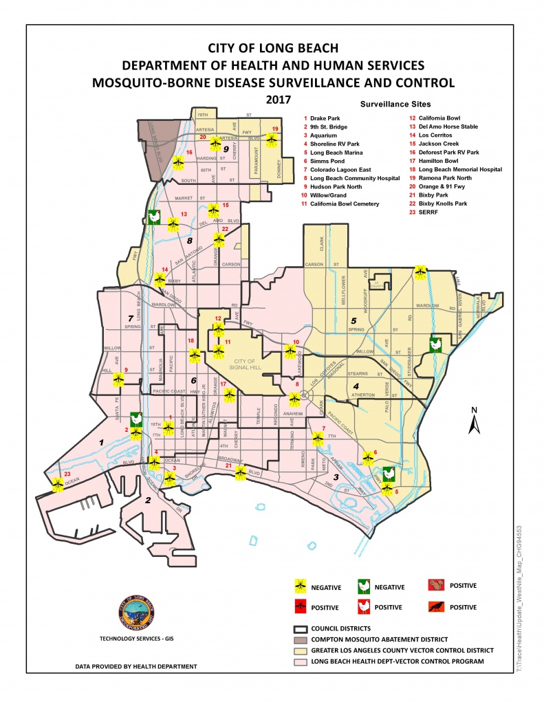 Activity Count And Map - Long Beach California Map