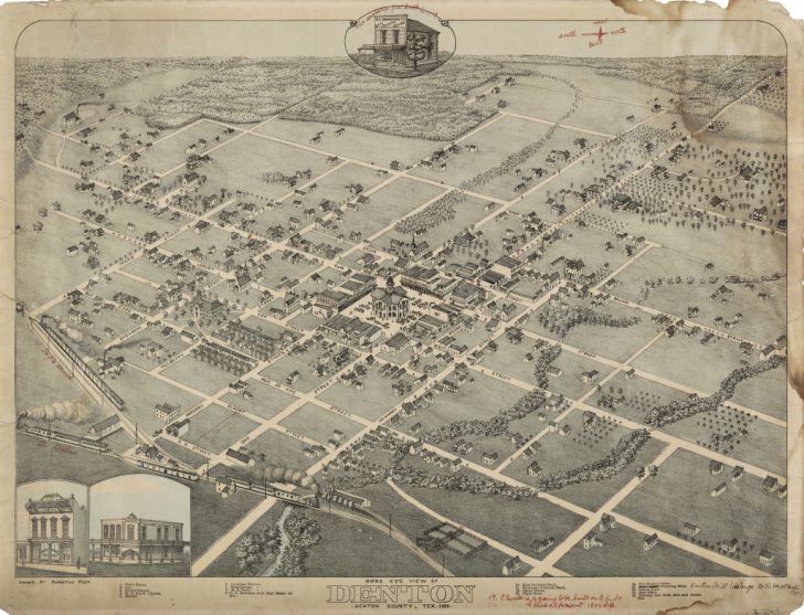 Aerial Map Of Texas