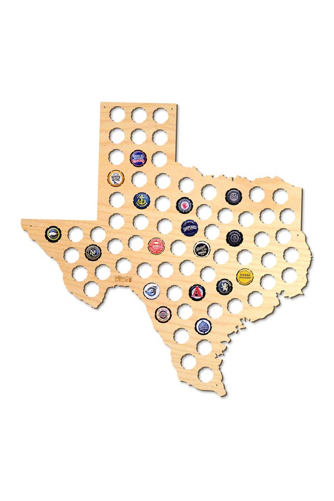 After 5 | Texas Beer Cap Map | Nordstrom Rack - Texas Beer Cap Map