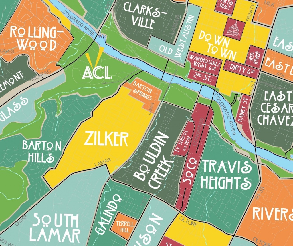 Aggregated Maps Of Austin — Austin&amp;#039;s Atlas - Austin Texas Bike Map