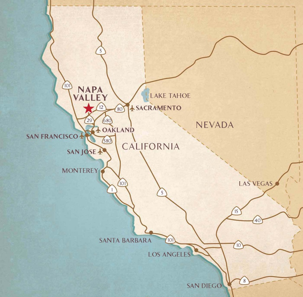 Napa Valley California Map | Free Printable Maps