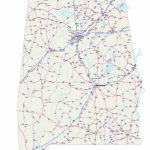 Alabama Maps   Free Printable Alabama Road Maps   Printable Alabama Road Map