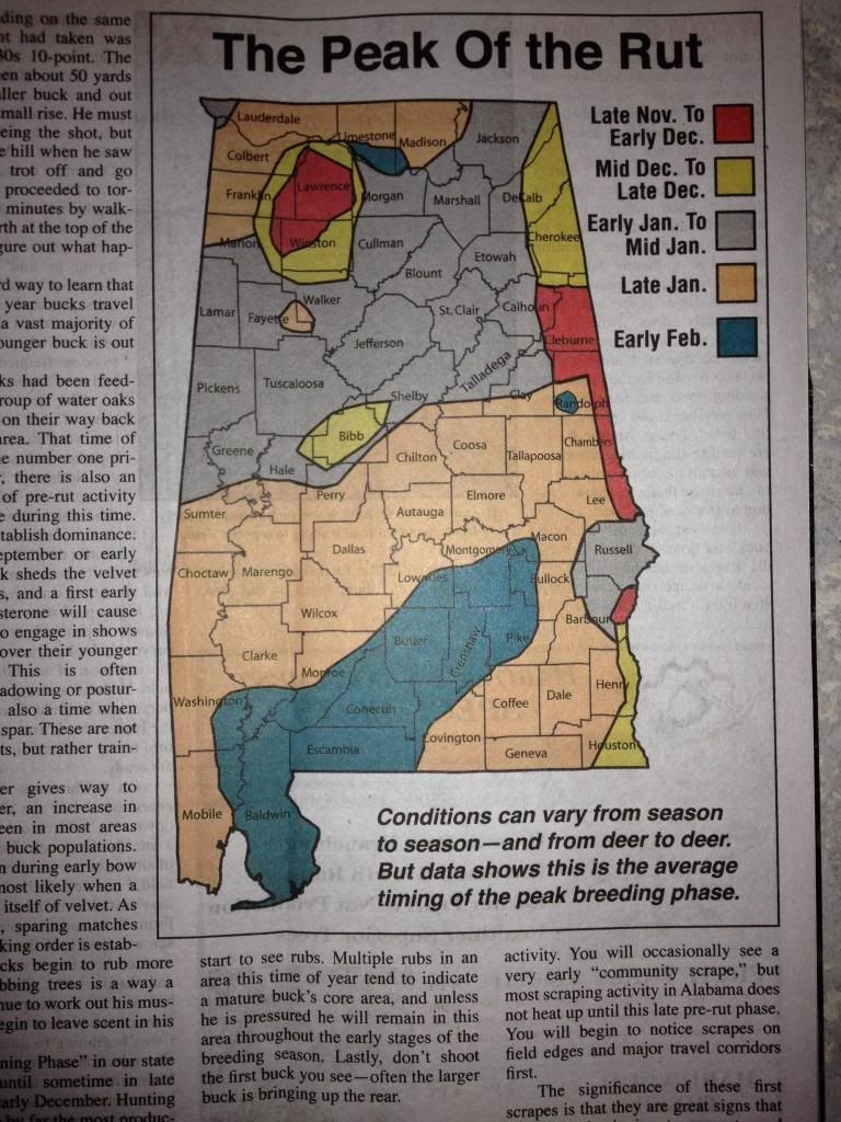 Alabama Rut Map | Deer | Alabama Deer Hunting, Deer Rut, Deer - Deer Rut Map Texas