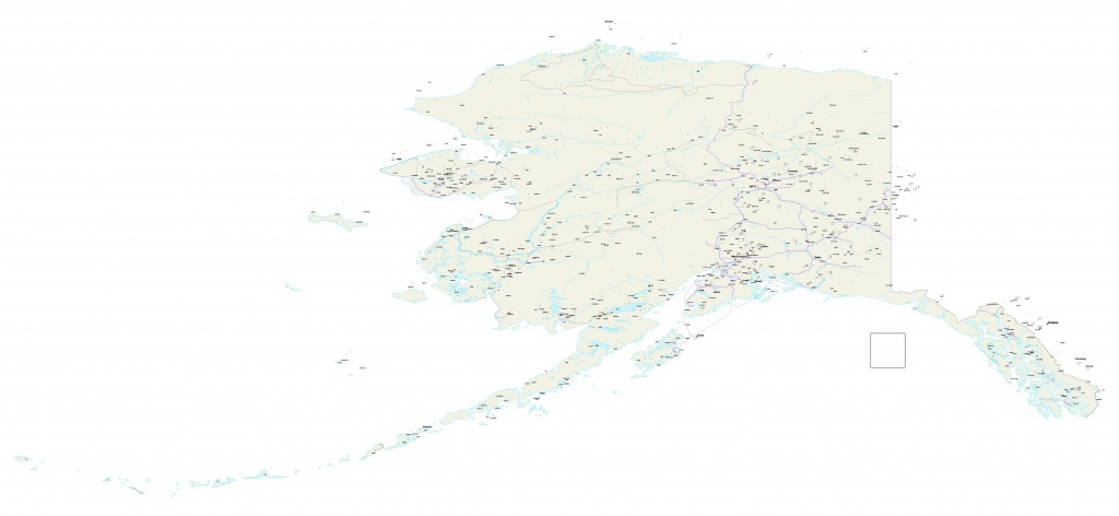 Alaska Map - Us Alaska Maps Free - Free Printable Alaska Road Maps - Free Printable Map Of Alaska