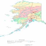 Alaska Printable Map   Alaska State Map Printable